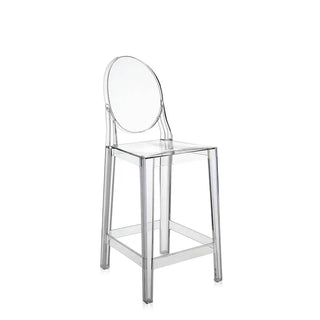 Kartell One More stool in polycarbonate Crystal B4 h 65 cm - Buy now on ShopDecor - Discover the best products by KARTELL design