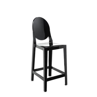 Kartell One More stool in polycarbonate Black E6 h 65 cm - Buy now on ShopDecor - Discover the best products by KARTELL design