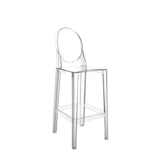 Kartell One More stool in polycarbonate Crystal B4 h 75 cm - Buy now on ShopDecor - Discover the best products by KARTELL design