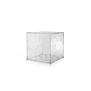 Kartell Optic cube-shaped container in PMMA
