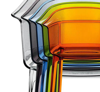 Kartell Papyrus armchair in polycarbonate - Buy now on ShopDecor - Discover the best products by KARTELL design