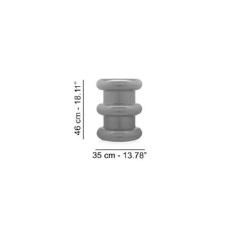Kartell Pilastro stool/side table in technopolymer h. 46 cm.