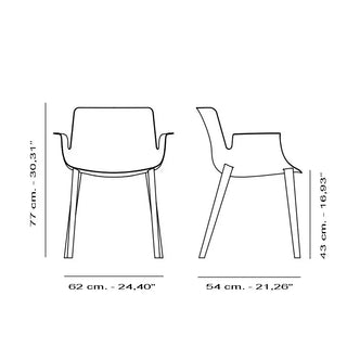 Kartell Piuma armchair in technopolymer