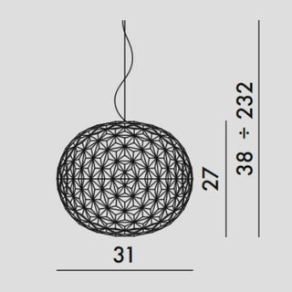 Kartell Planet suspension lamp LED in technopolymer - Buy now on ShopDecor - Discover the best products by KARTELL design