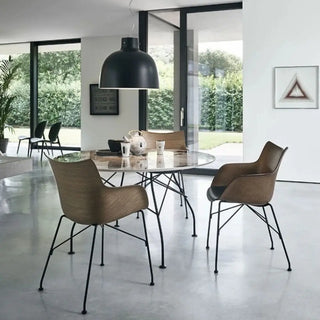 Kartell Q/Wood armchair in slatted ash - Buy now on ShopDecor - Discover the best products by KARTELL design