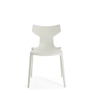 Kartell Re-Chair recycled technopolymer chair White 03 - Buy now on ShopDecor - Discover the best products by KARTELL design