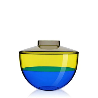 Kartell Shibuya vase/container in PMMA Yellow K6 - Buy now on ShopDecor - Discover the best products by KARTELL design