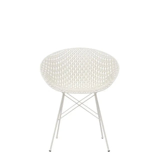 Kartell Smatrik armchair outdoor in polycarbonate White 03 - Buy now on ShopDecor - Discover the best products by KARTELL design