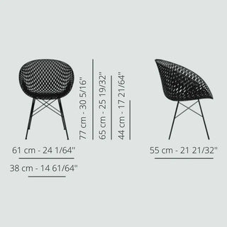 Kartell Smatrik armchair outdoor in polycarbonate - Buy now on ShopDecor - Discover the best products by KARTELL design