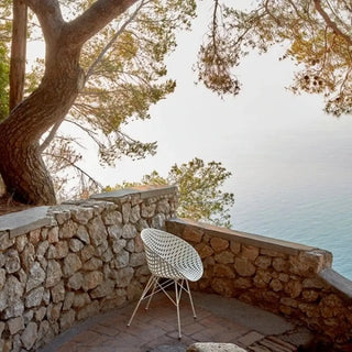 Kartell Smatrik armchair indoor in polycarbonate and chromed legs - Buy now on ShopDecor - Discover the best products by KARTELL design