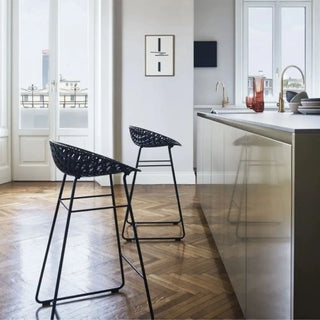 Kartell Smatrik stool in polycarbonate - Buy now on ShopDecor - Discover the best products by KARTELL design