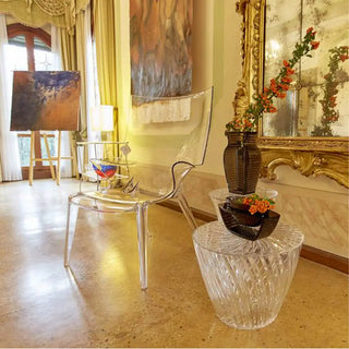 Kartell Sparkle side table/container with lid in PMMA - Buy now on ShopDecor - Discover the best products by KARTELL design
