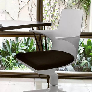 Kartell Spoon Chair swivel chair in polypropylene with cushion - Buy now on ShopDecor - Discover the best products by KARTELL design
