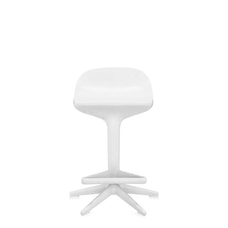 Kartell Spoon stool in polypropylene White 03 - Buy now on ShopDecor - Discover the best products by KARTELL design