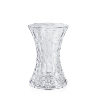 Kartell Stone stool in polycarbonate Crystal B4 - Buy now on ShopDecor - Discover the best products by KARTELL design