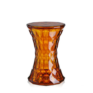 Kartell Stone stool in polycarbonate Amber SA - Buy now on ShopDecor - Discover the best products by KARTELL design