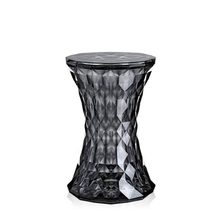 Kartell Stone stool in polycarbonate Smoke grey SF - Buy now on ShopDecor - Discover the best products by KARTELL design