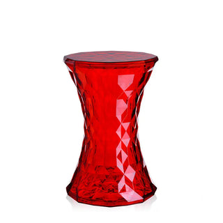 Kartell Stone stool in polycarbonate Red SR - Buy now on ShopDecor - Discover the best products by KARTELL design