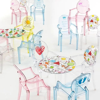 Kartell TipTop Kids side table for children in PMMA