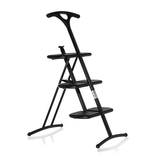 Kartell Tiramisù folding step ladder with steel structure Black 09 - Buy now on ShopDecor - Discover the best products by KARTELL design