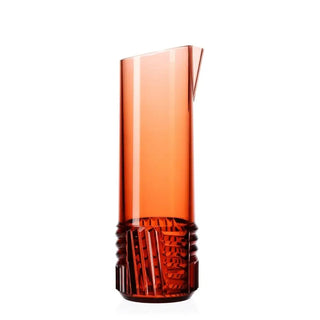Kartell Trama carafe in technopolymer Pinkish RO - Buy now on ShopDecor - Discover the best products by KARTELL design