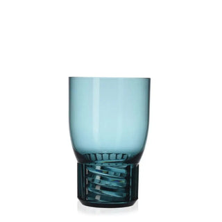 Kartell Trama water glass in technopolymer Light blue E4 - Buy now on ShopDecor - Discover the best products by KARTELL design