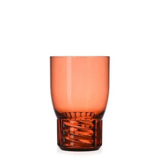 Kartell Trama water glass in technopolymer Pinkish RO - Buy now on ShopDecor - Discover the best products by KARTELL design