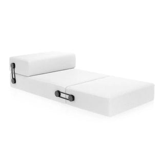 Kartell Trix fabric chaise longue in fabric-covered polyurethane foam White 03 - Buy now on ShopDecor - Discover the best products by KARTELL design
