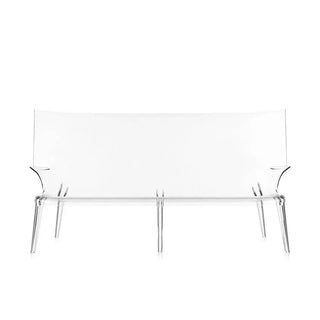 Kartell Uncle Jack sofa in polycarbonate Crystal B4 - Buy now on ShopDecor - Discover the best products by KARTELL design