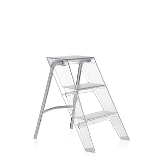 Kartell Upper folding step ladder with chromed steel structure