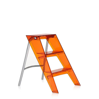 Kartell Upper folding step ladder with chromed steel structure