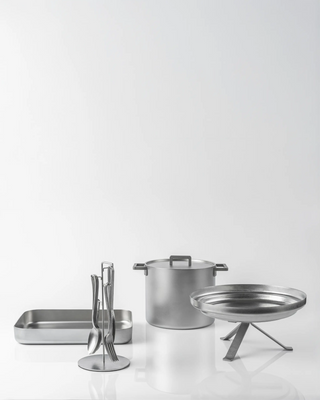 KnIndustrie Storm Girevole - rotating oyster/shellfish tray stone washed - Buy now on ShopDecor - Discover the best products by KNINDUSTRIE design