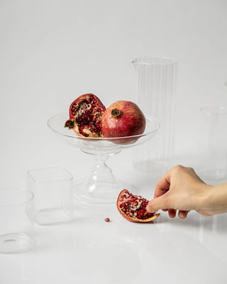 KnIndustrie Rubin transparent cake stand/centerpiece diam. 21 cm. - 8.27 in. - Buy now on ShopDecor - Discover the best products by KNINDUSTRIE design