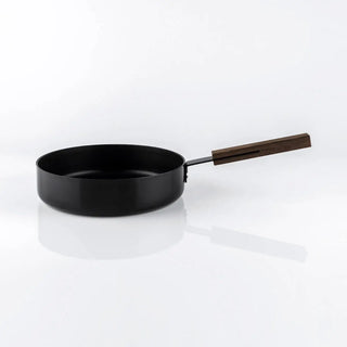 KnIndustrie Black Casserole Shallow 24 cm - 9.45 in - Buy now on ShopDecor - Discover the best products by KNINDUSTRIE design