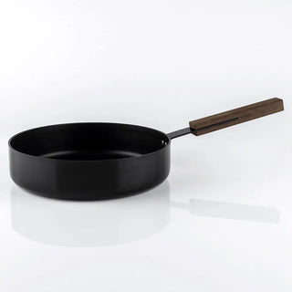 KnIndustrie Black Casserole Shallow 28 cm - 11.03 in - Buy now on ShopDecor - Discover the best products by KNINDUSTRIE design