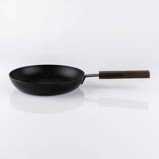 KnIndustrie Black Pan - black aluminium 24 cm - 9.45 in - Buy now on ShopDecor - Discover the best products by KNINDUSTRIE design