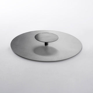 KnIndustrie Crete Lid - in satin steel 24 cm - 9.45 in - Buy now on ShopDecor - Discover the best products by KNINDUSTRIE design