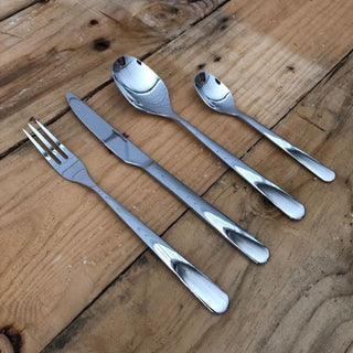 KnIndustrie Foo'd Set 24 cutlery Polished steel - Buy now on ShopDecor - Discover the best products by KNINDUSTRIE design