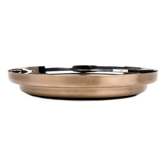 KnIndustrie Foodwear Pan/Tray diam. 34 cm. - 13.38 in. - bronze - Buy now on ShopDecor - Discover the best products by KNINDUSTRIE design