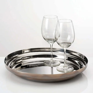 KnIndustrie Foodwear Pan/Tray diam. 34 cm. - 13.38 in. - bronze - Buy now on ShopDecor - Discover the best products by KNINDUSTRIE design