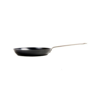 KnIndustrie K7 Lyonnaise Pan diam. 28 cm. - 11.81 in. - black with bronze handle - Buy now on ShopDecor - Discover the best products by KNINDUSTRIE design