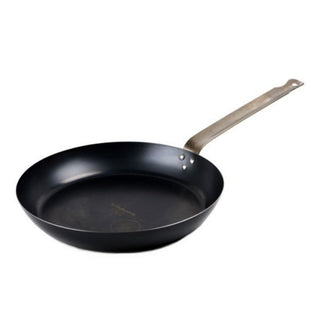 KnIndustrie K7 Lyonnaise Pan diam. 28 cm. - 11.81 in. - black with bronze handle - Buy now on ShopDecor - Discover the best products by KNINDUSTRIE design