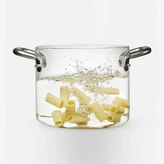 KnIndustrie KnPro Glass Pot diam. 24 cm. - 9.44 in. - transparent glass - Buy now on ShopDecor - Discover the best products by KNINDUSTRIE design