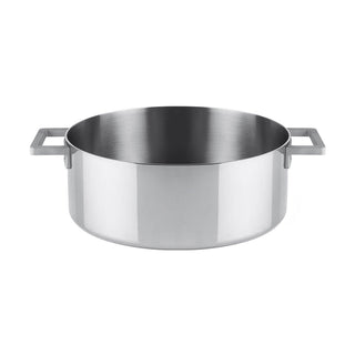 KnIndustrie Norma Casserole - steel Shallow 24 cm - 9.45 in - Buy now on ShopDecor - Discover the best products by KNINDUSTRIE design