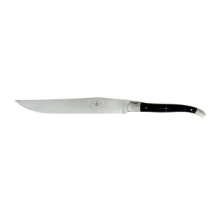 Forge de Laguiole Tradition bread knife with wooden handle Ebony - Buy now on ShopDecor - Discover the best products by FORGE DE LAGUIOLE design