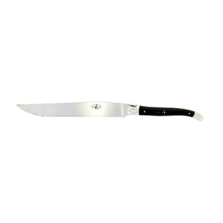 Forge de Laguiole Tradition bread knife with horn handle Black - Buy now on ShopDecor - Discover the best products by FORGE DE LAGUIOLE design