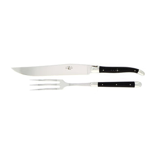 Forge de Laguiole Tradition set arrosto con manico in corno