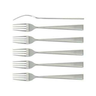 Forge de Laguiole Elegance set 6 table forks Polished steel - Buy now on ShopDecor - Discover the best products by FORGE DE LAGUIOLE design