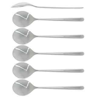 Forge de Laguiole Essentielle set 6 soup spoons Polished steel - Buy now on ShopDecor - Discover the best products by FORGE DE LAGUIOLE design
