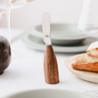 Forge de Laguiole Stéphane Rambaud butter knife with walnut handle - Buy now on ShopDecor - Discover the best products by FORGE DE LAGUIOLE design